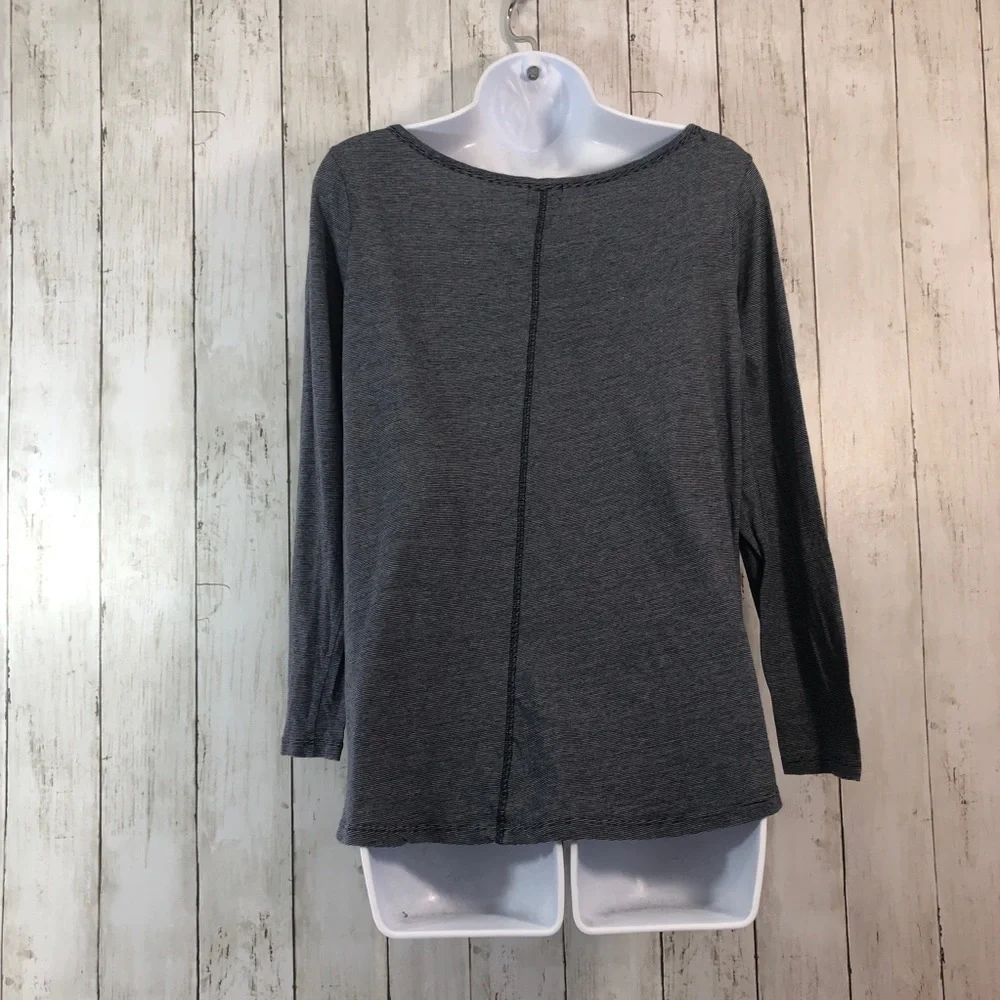 H&M Strip Long Sleeve Tee Medium